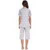 Anyally Women's Pajama Set Short Sleeve Top and Sleepwear Pants