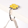sourcing map Foldable Purse Hook - 2.48"x1.77"(LxW) Metal Portable Handbag