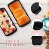 JJYHEHOT 2PCS Small Loaf Pan for Baking Bread, 1lb Bread