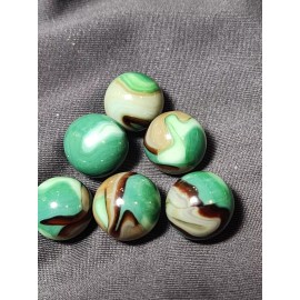 JABO 6  HTF 5/8"  HAND SELECTED JABO CLASSIC  MARBLES  $6.99   LOT G 10