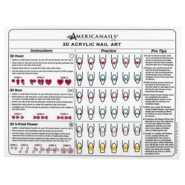 America Nails Silicone 3D Training Mat