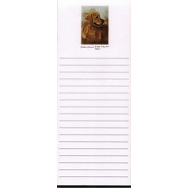 Darker Golden Retriever Magnetic List Pads - Set of 2