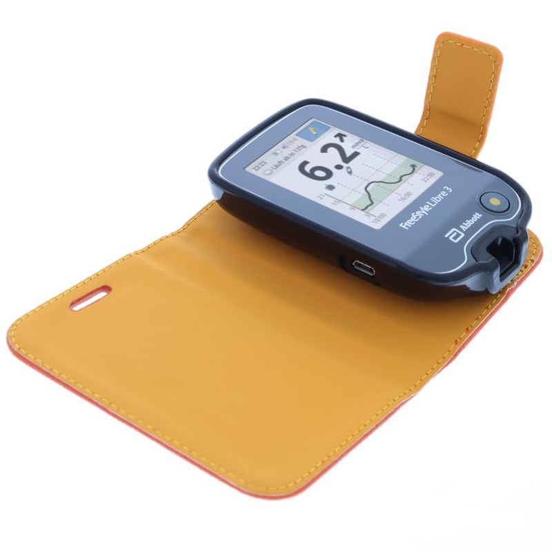 foto-kontor Bag compatible with Abbott Freestyle Libre 3 Book Style