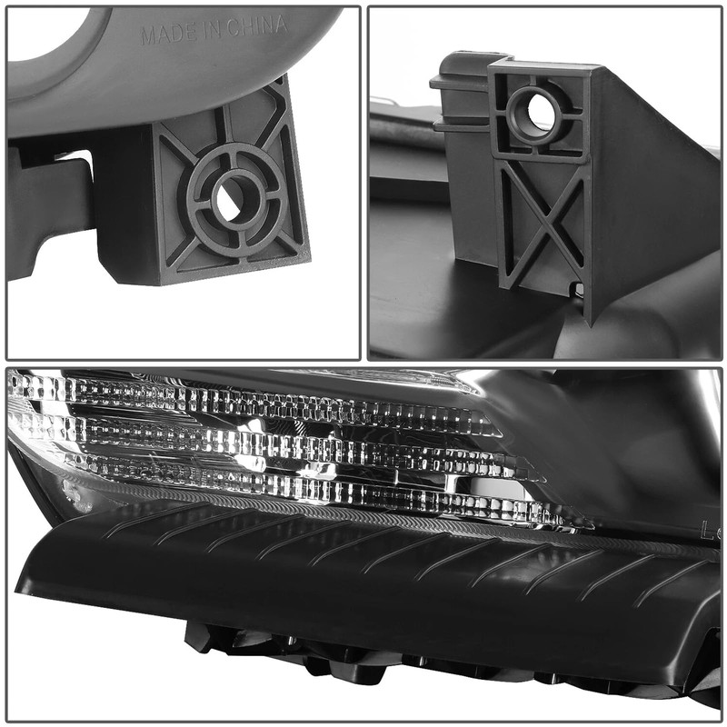 Chrome Housing Amber Corner Turn Signal Headlights fit for 2011