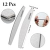 Pack of 12 Nail Files, Nail Files, Professional 240/240 Grit,