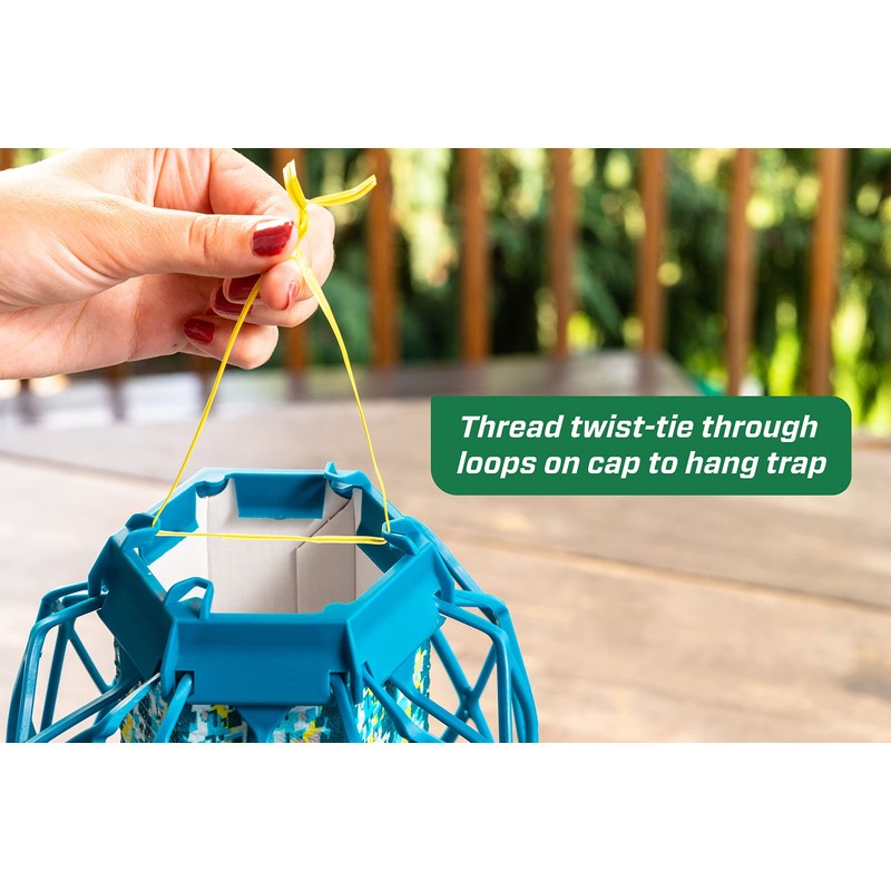 Rescue! Non-Toxic Trapstik for Biting Flies with Bird Guard