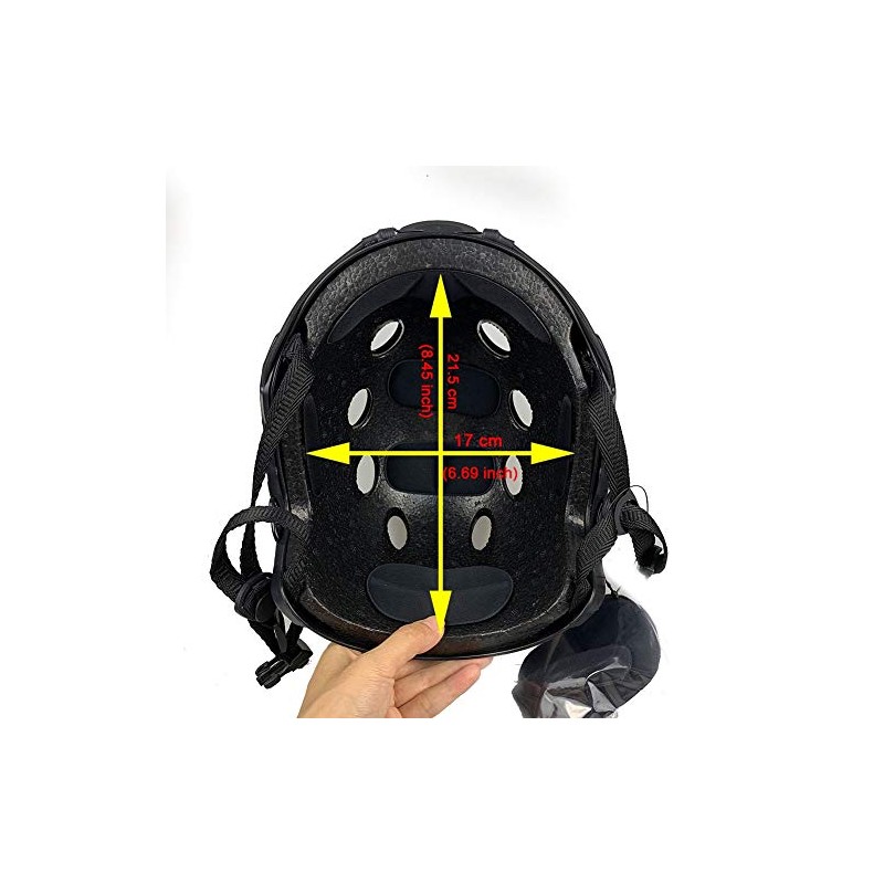 ATAIRSOFT BJ Type Airsoft Helmet Fast Paintball Tactical Helmet (TAN)