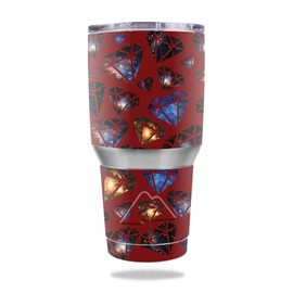 MightySkins Skin Compatible with Ozark Trail 30 oz Tumbler - Diamond Galaxy | Protective, Durable, and Unique Vinyl Decal wrap Cover | Easy to Apply, Remove, and Change Styles | Made in The USA