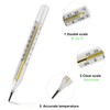 ℃&℉ Clinical Glass Thermometer for Underarm 2PCS - Classic Non