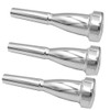Missmore Pack of 3 Silver Trumpet Mouthpiece 3C 5C 7C