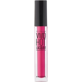 Maybelline New York Color Sensational Vivid Hot Lacquer Lip Gloss, Sassy, 0.17 Fluid Ounce