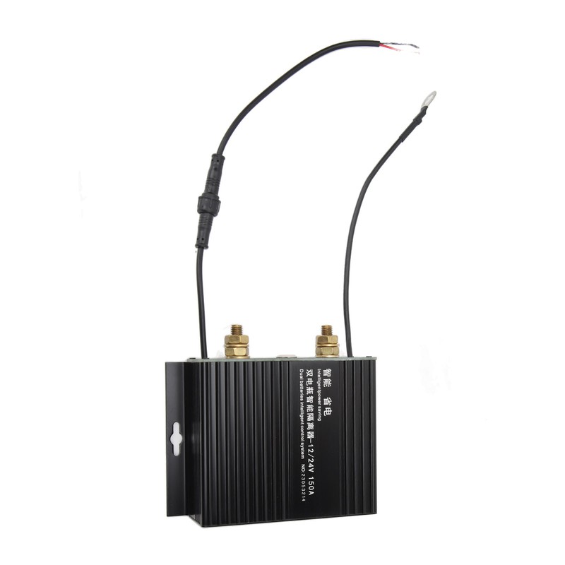 Dual Battery Isolator 150A 12V 24V LED Smart Flashing Voltage