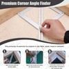 Pcmursal Pemium Corner Angle Finder Tool, Miter Saw Protractor with