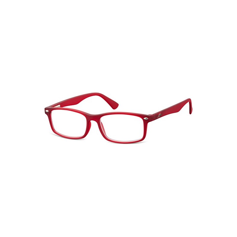 Montana Eyewear Sunoptic MR83B Lesebrille in rot- Stärke +2.50 inklusive