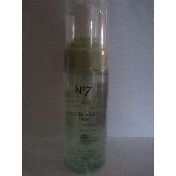 Boots No7 Beautiful Skin Foaming Cleanser, Normal / Oily 5 fl oz (150 ml)