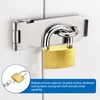 Pack of 4 Padlock 30 mm Lock with Key Brass