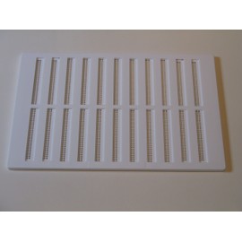 Hit and Miss adjustable vent cover 10. 5 x 6.5 with flyscreen