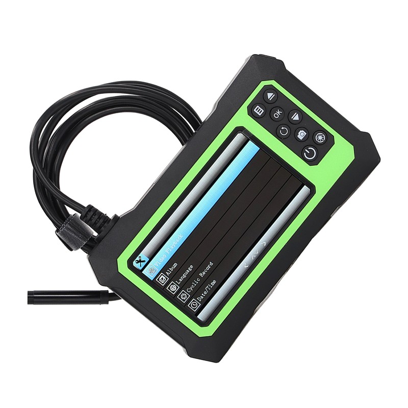 Endoscope 8mm Lens 4.3in LCD Screen Borescope Camera IP67 Waterproof