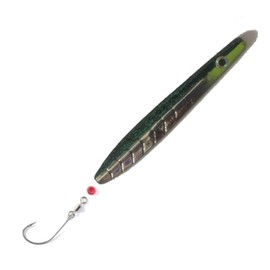 Troutwerk Inline Indicator - 5g 6.5cm Black/Silver/Yellow Head, Single Hook, Barrel & Pearl, Fresh & Saltwater, Pack of 1
