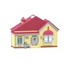 Bluey Family Home Playset with 2.5" poseable Figure