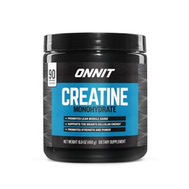 ONNIT Creatine Monohydrate Powder – Unflavored, 90-Serving Value Size – Supports Strength, Lean Muscle, and Brain Energy† – Keto Friendly, No Fillers, 90 Servings, 5.29 oz