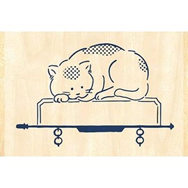 Beverly Stamp TSW-117 Signboard Cat Stamp