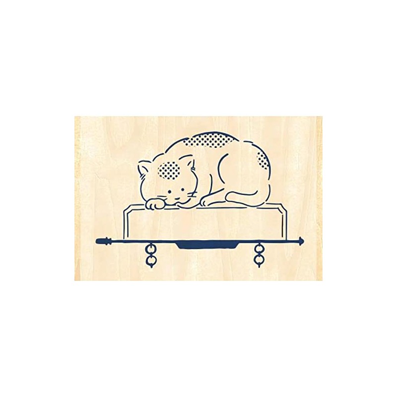 Beverly Stamp TSW-117 Signboard Cat Stamp