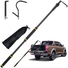 UEGHNS Bed Buddy Truck Tool, Truck Cargo Grabber telescoping 34-74" Pickup Truck Bed Retriever Tool Conveniently Store The CAR Truck RV Tools Avoid Climbing Truck Bed Efficient Cargo Retriever