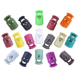 West Coast Paracord Single Hole Heavy Duty Plastic Cord Lock Clamp Toggle Stop Slider for Paracord, Drawstrings, Bungee Cord, Accessory Cordage – Indoor/Outdoor Use (6 Pack, Turquoise)