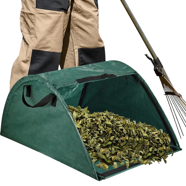 Leaf scoop leaf collector,Extra large lawn bags leaf bags,Foldable yard