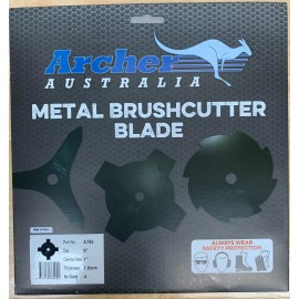 Archer 9" Archer Brushcutter Trimmer Grass Weed Blade 4 TOOTH 1" Arbor 20mm 1.8mm thick