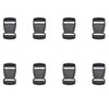 8pcs Plastic Side Release Buckles，Heavy Duty Plastic Buckle Clips Snaps