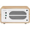 Sangean WR-301 Wide FM Compatible FM Radio Bluetooth Speaker (White