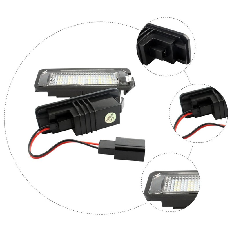 ABOOFAN 2 Pcs LED License Plate Replacement Light Lamp with