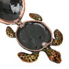 Turtle Trinket Boxes Handcrafted Hand Painted Rhinestones Hinged Trinket Boxes