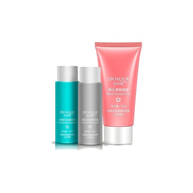 Holika Pig Nose Puntos Negros 3 Pasos Anti Acne Aclarante