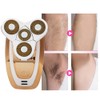 USB Charging Electric Epilator Depilator 360 Degree Rotation Shaver Body