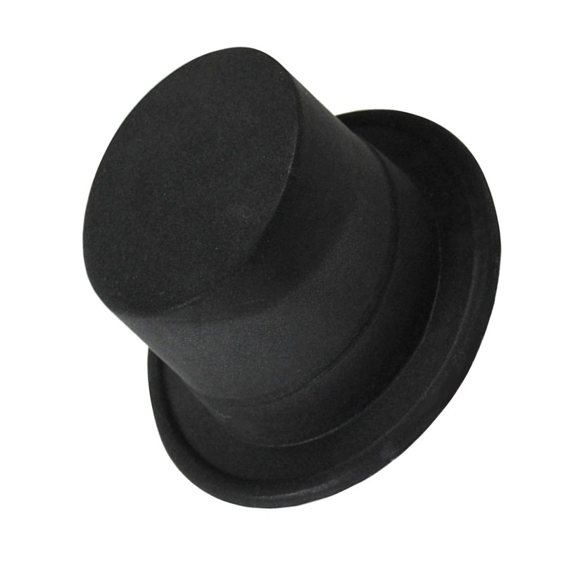 SUXINRY Magician's Top Hat for Adults, Black Color, Unisex, All