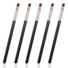 WLLHYF 5Pcs Angled Eyeliner Brush, Fine Slanted Flat Angle Eye