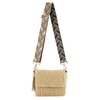 WEIMZC Women's Summer Straw Braided Shoulder Crossbody Bag with Tassel