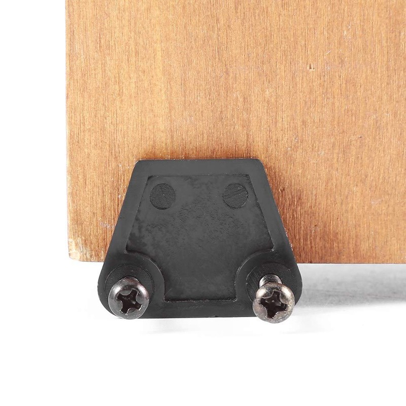 Barn Door Roller Guide, Sliding Door Guide, Black Premium Plastic