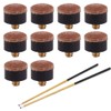 NOPKESV Pack of 10 Billiard Cue Tips Replacement Kit, Pool