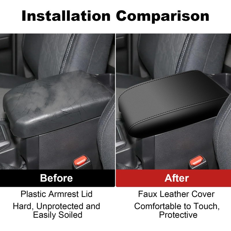 IKABEVEM Armrest Cover for 2008-2012 Nissan Altima Center Console Covers