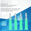 100Pcs Horn Banana Plug Brass Zinc Alloy ABS Welded Banana