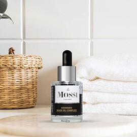 The Mossi London - Aceite ozonizado para el cuero cabelludo con argán, jojoba y vitamina C, tratamiento para el cuero cabelludo seco para cabello de a