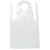 ACE WS6633 Disposable Polyethylene Aprons, Pack of 50, White