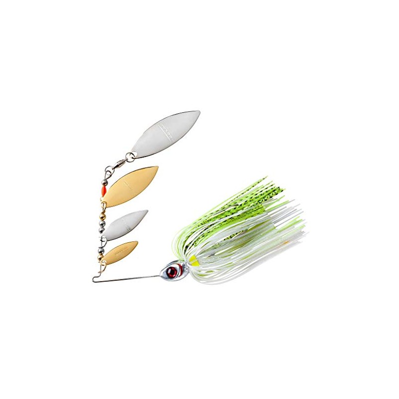 Booyah BYSS38-612 Super Shad Spinnerbait, 3/8-Ounce, Silver