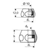 Schell 265110699 Crimp Fitting Complete (Screw Connection for Copper Pipe