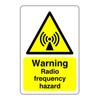 Safety First Display LTD Warning radio frequency hazard sign -