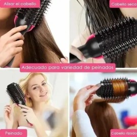 Cepillo 3 1 Secadora Alasiador Y Moldeador Cabello One Step